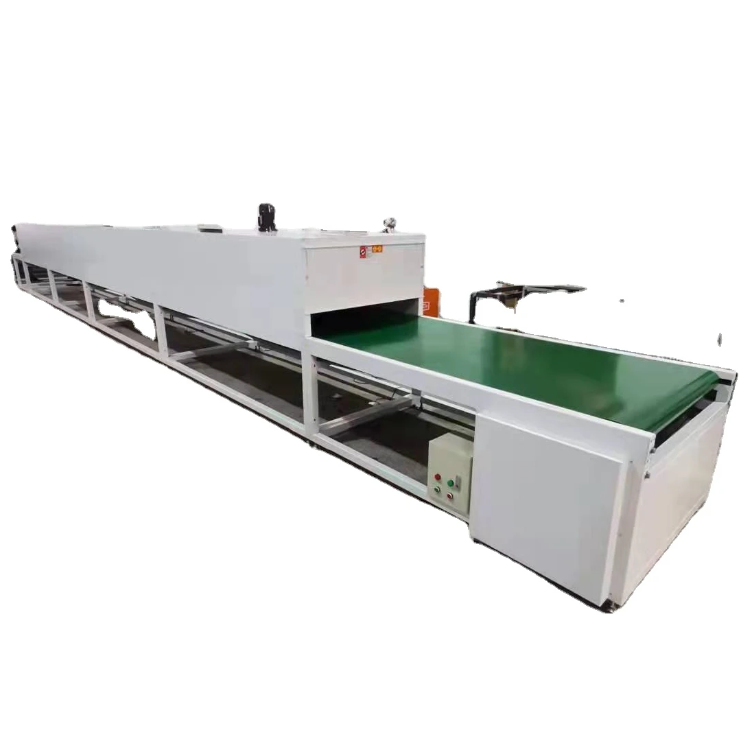 Tunnel furnace with IR lights and green belt