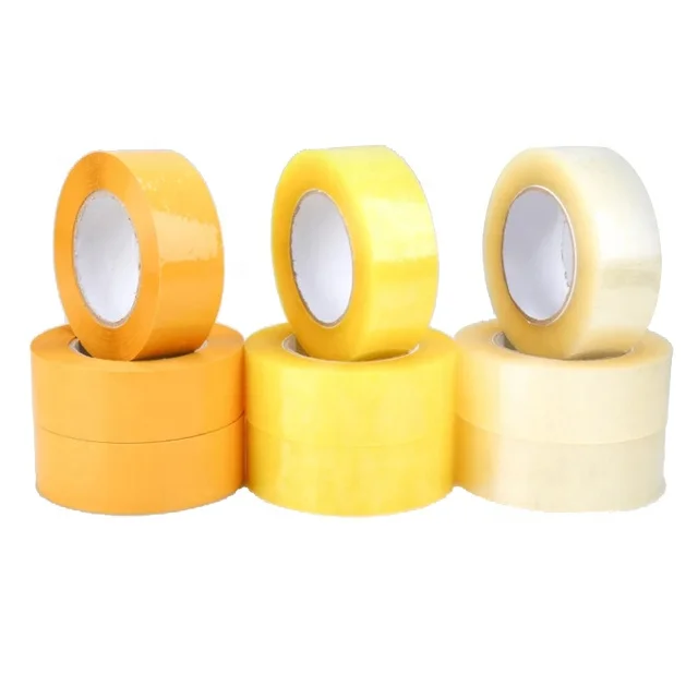 Waterproof Acrylic Glue Transparent white BOPP Adhesive Packing Tape For Carton Sealing