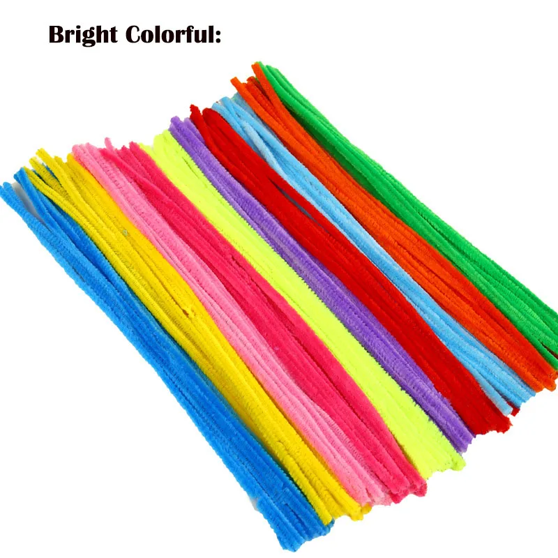 2023 New DIY Stuff Kid Creative Plush Chenille Sticks Stem Pipe Cleaner Hand Craft accessories child toys easter spring dec