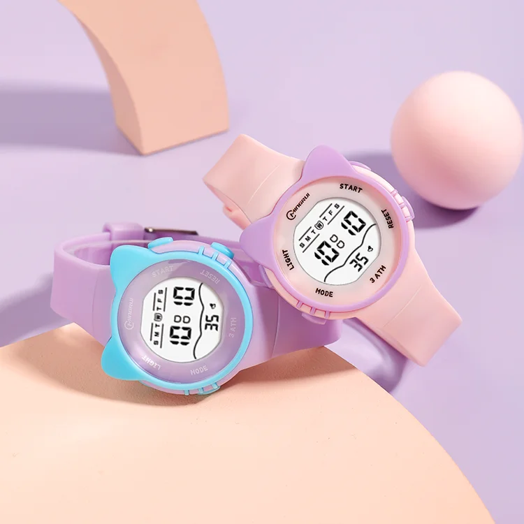 Wholesale Color Kids Student Watches Digital Cartoon Watch Anime Custom Watch