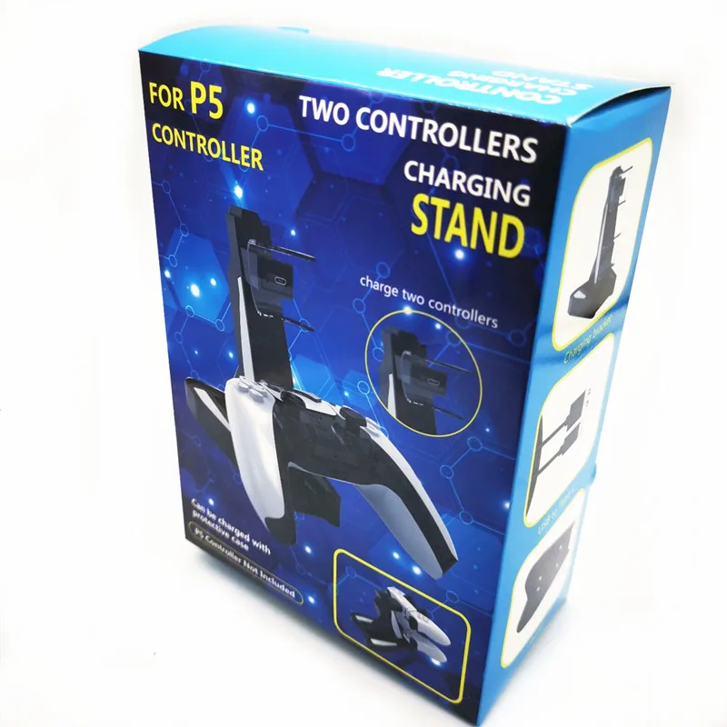 Wireless Handle Convenient Desktop Charger Type-c Charger Station Usb Charging Dock Buy For Ps5 Controller Dual Charger