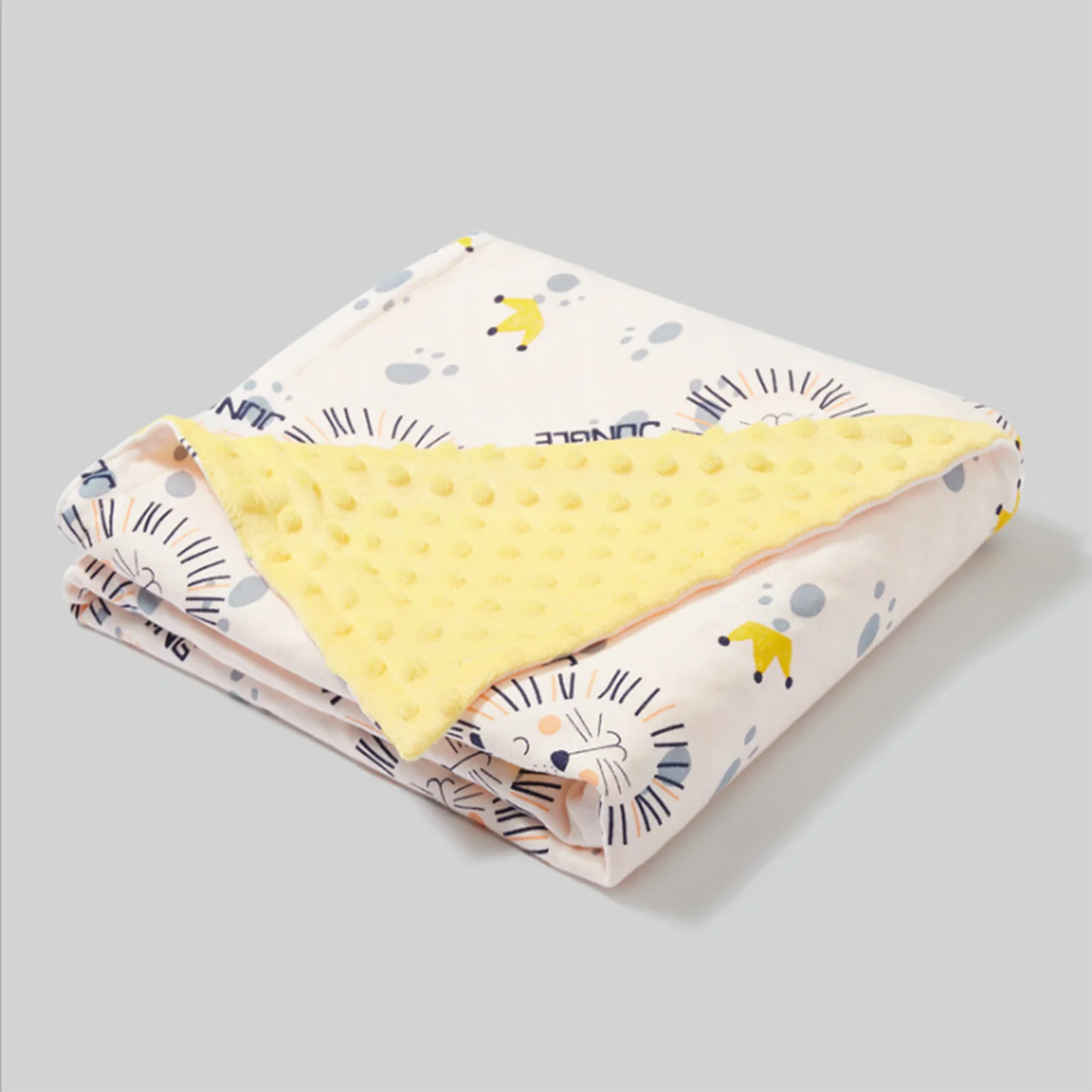 
Custom printed newborn baby soft minky blanket 