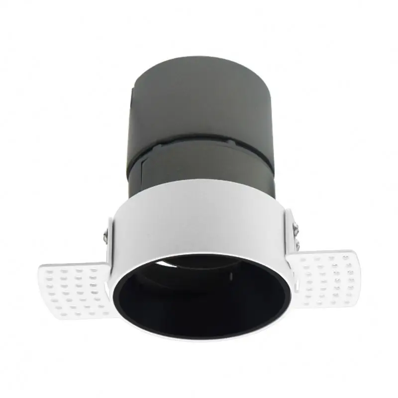 White Aluminium Adjustable Frameless Downlight Gu10 Fire-Rated Trimless Led Spot Light