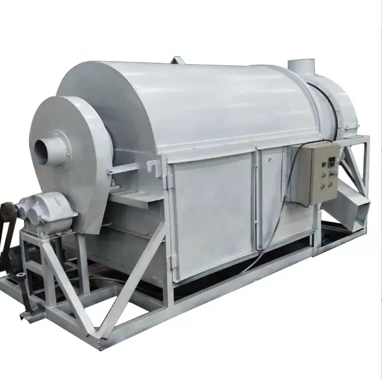 large capacity paddy wheat onion grain drum dryer spice drying machine