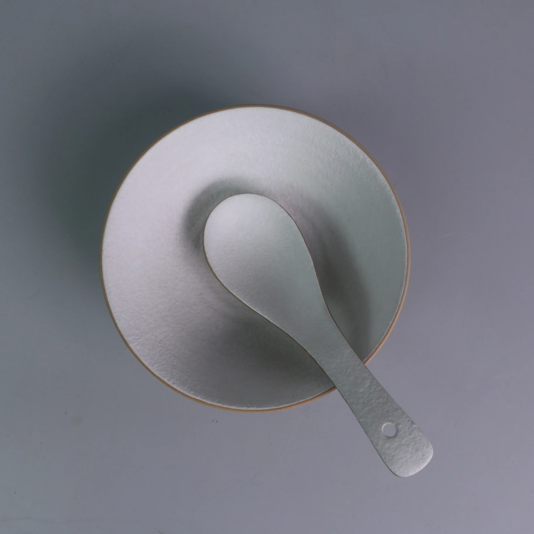 Hotel supplie europe style threaded clay round bowl dessert bowls matte rice soup ceramic bowl