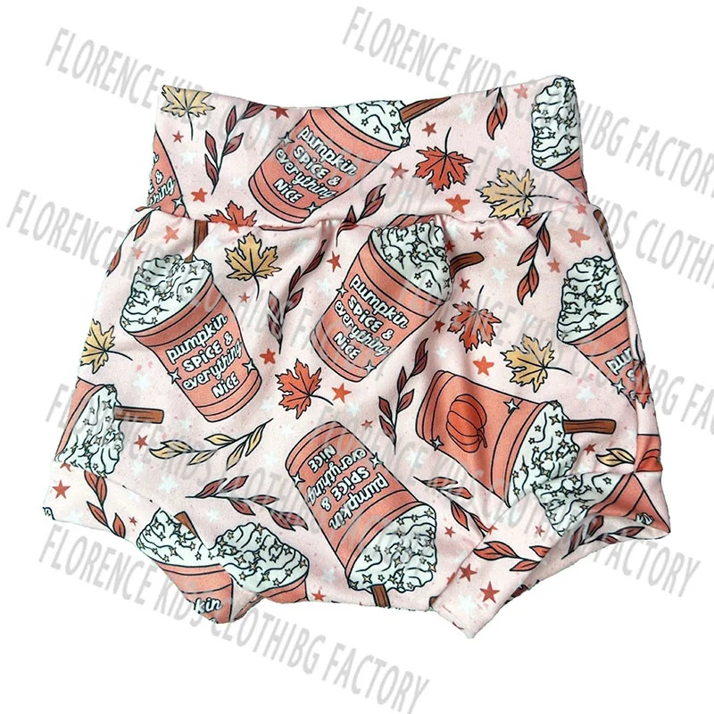 DH ODM Pantalones De Ninas Formal Autumn Style Bamboo Toddler Jogger Wide Legging Trousers Baby Girls Pants