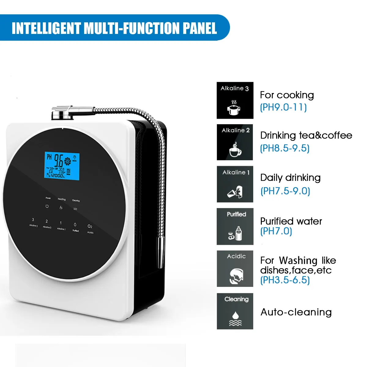 Hot Sale Custom Logo Water Ionizer Under the Sink 7 Plates 11 Plate Japan Kangen Water Alkaline Ionizer Water Machine