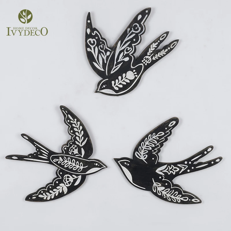 IVYDECO Elegant Style Ironware Metal Wall Hanging Islamic Wall Art Wood Calligraphy