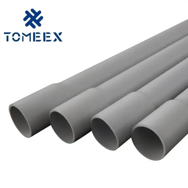 PVC Electrical Pipe Flexible Pipes Bulk And Fittings Schedule 40 20mm Pvc Conduit