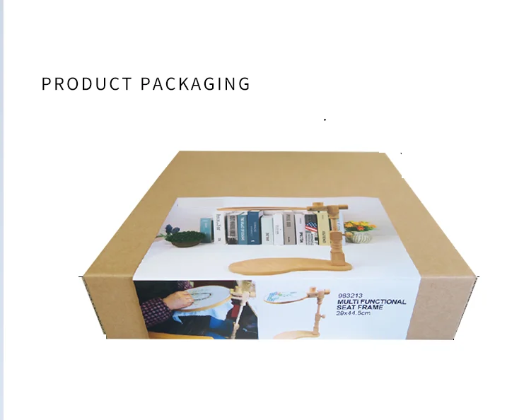 ODM&OEM Bay Bench Embroidery Frame Diy Needlework Cross Stich Embroidery Kit  Frame with Instructions Custom Folk Art Gifts