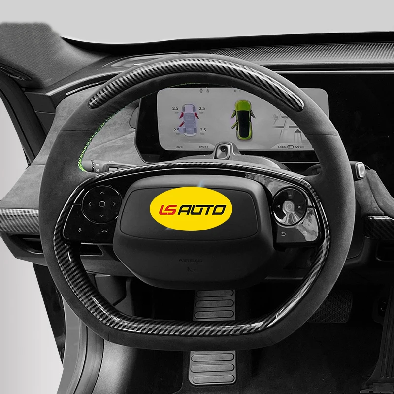 Car Auto Interior Accessories Steering Wheel Cover for xiaopeng motors wheel wrap in alcantara