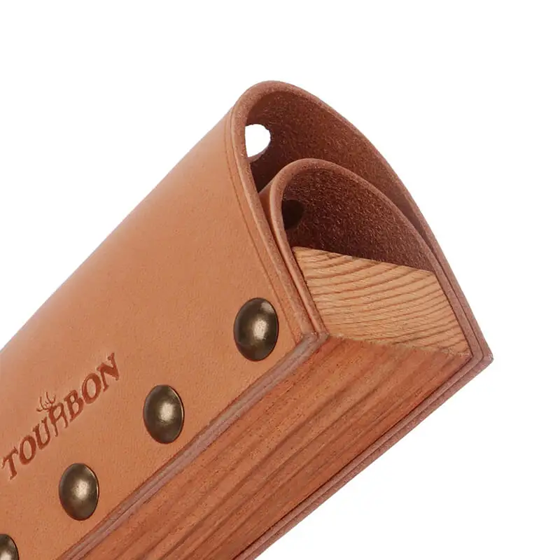 Home Office Leather wooden Multi-Function Desk Pen Pencil Stationery Organizer Storage Holder