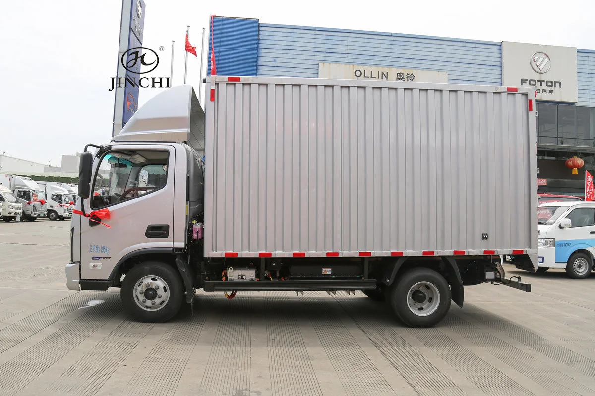 Foton electric trucks 4.5T 4.17m single row plug-in hybrid power grid light truck New Energy Vehicles