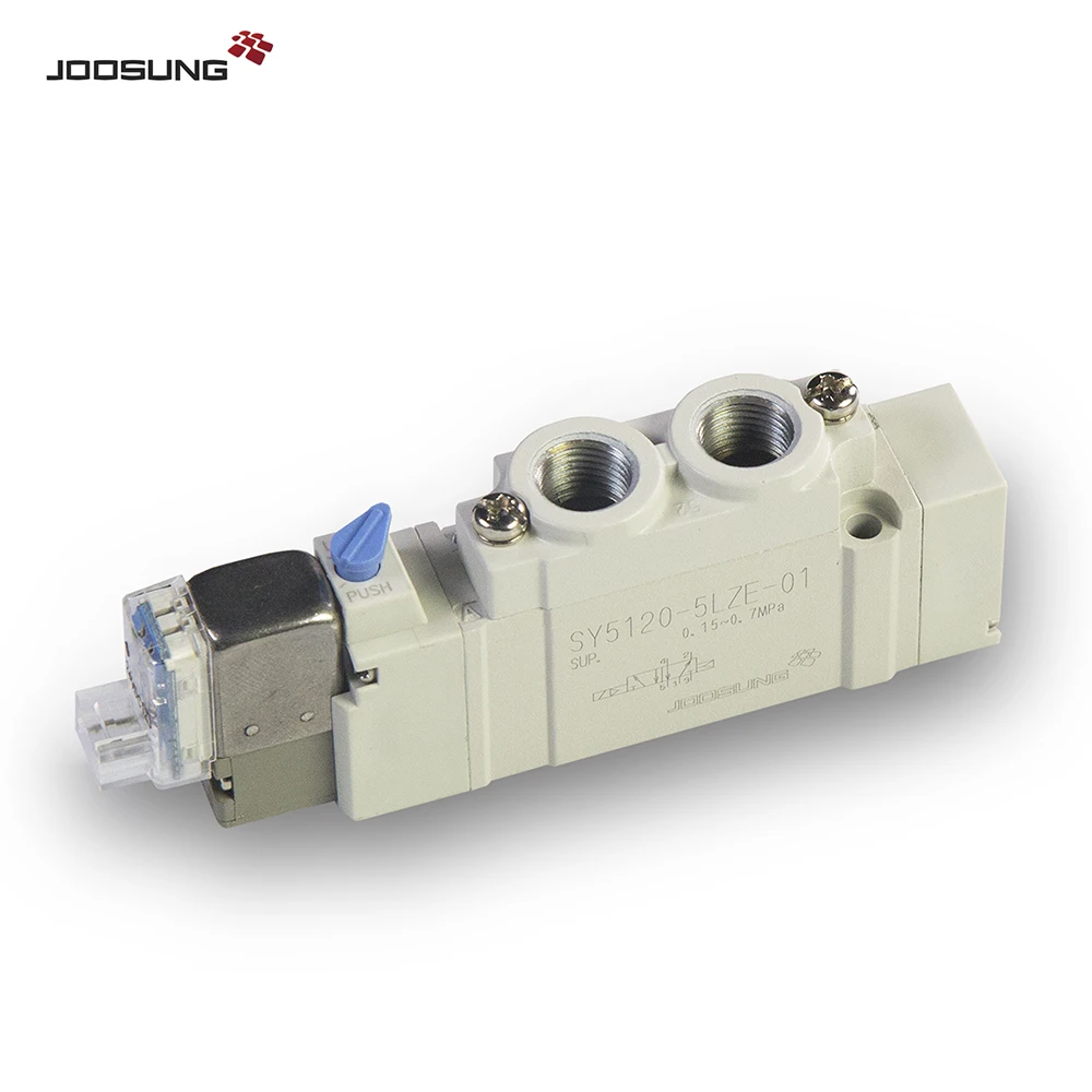 5/2 way high Quality DC 24V SY5120-5LZ-C6 SMC Type SY series Pneumatic Solenoid Valves Pneumatic Air Valves