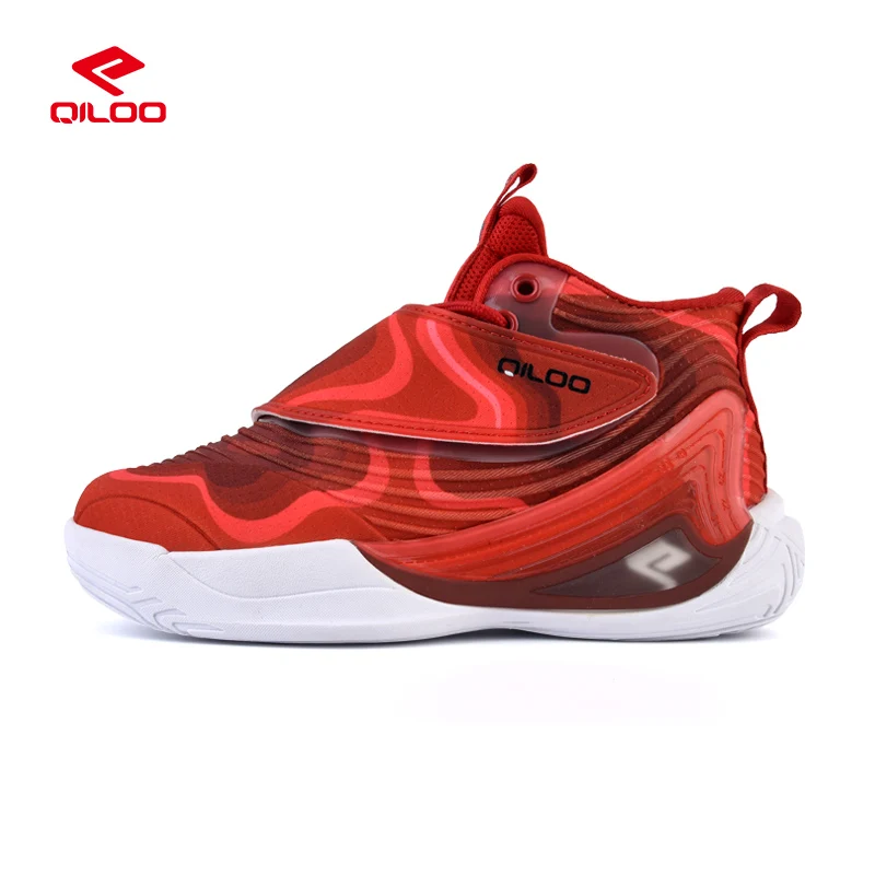 QILOO OEM \ OBM новый стиль дышащая устойчивая плоская Повседневная Баскетбольная обувь для детей