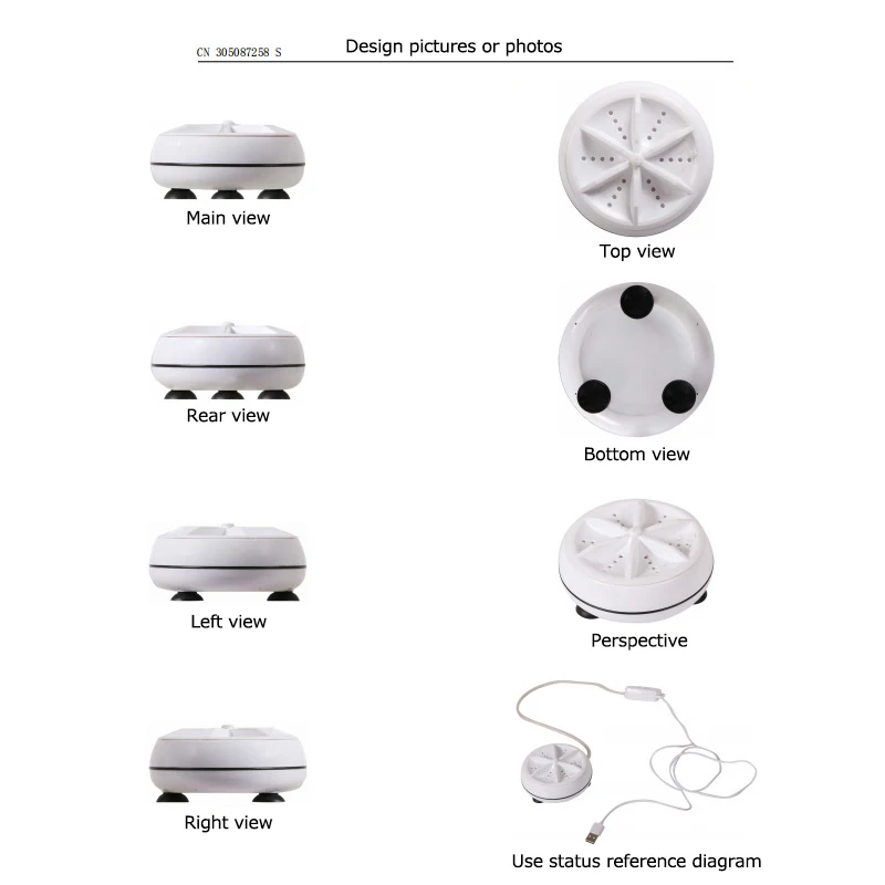  2021 Factory Sales Home Bucket Foldable Mini Washing Machine Cheap With Spin Dryer Portable Twin