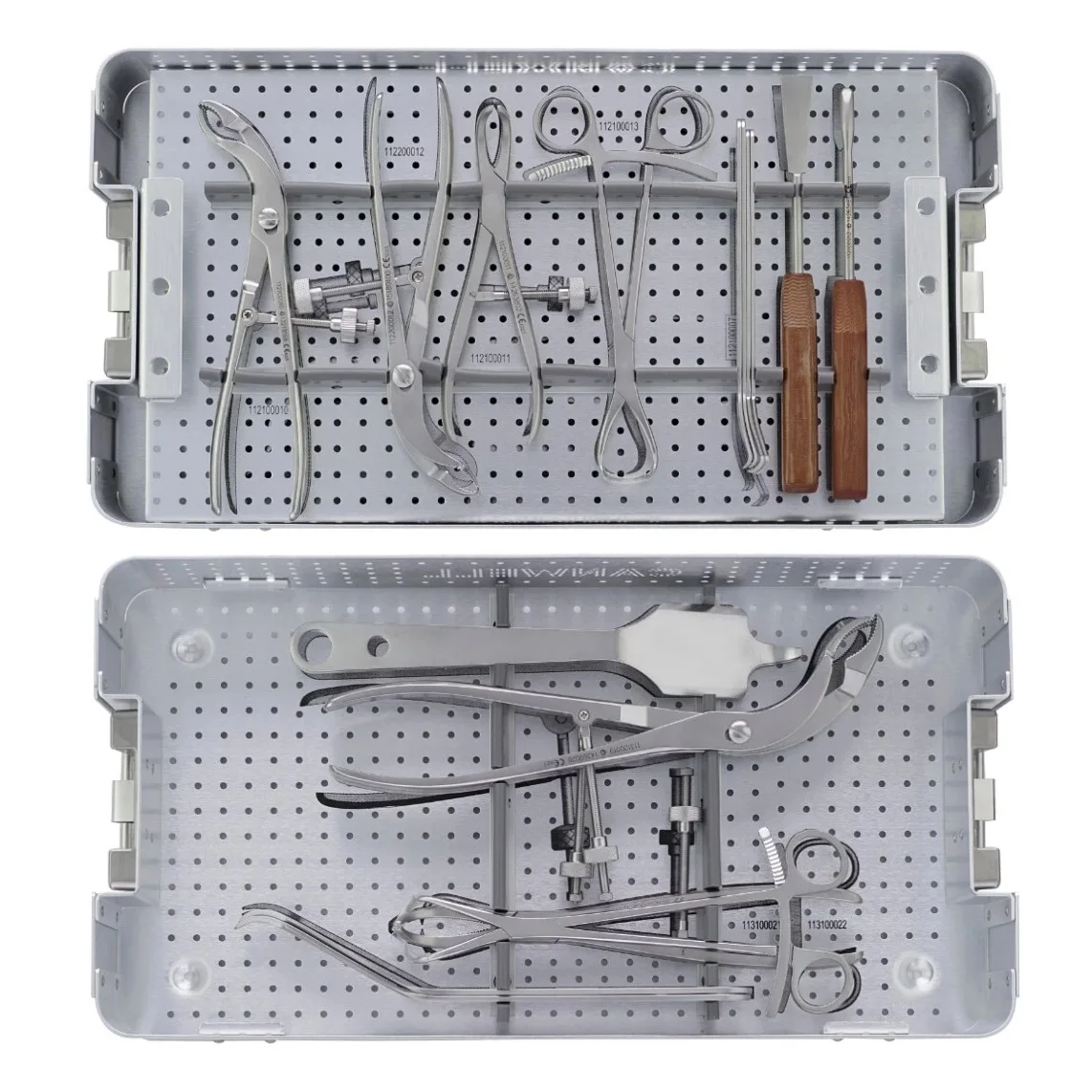Canwell Medical Trauma Instrument Set, Universal Traumatology Surgical Instruments For Mini Locking Plate