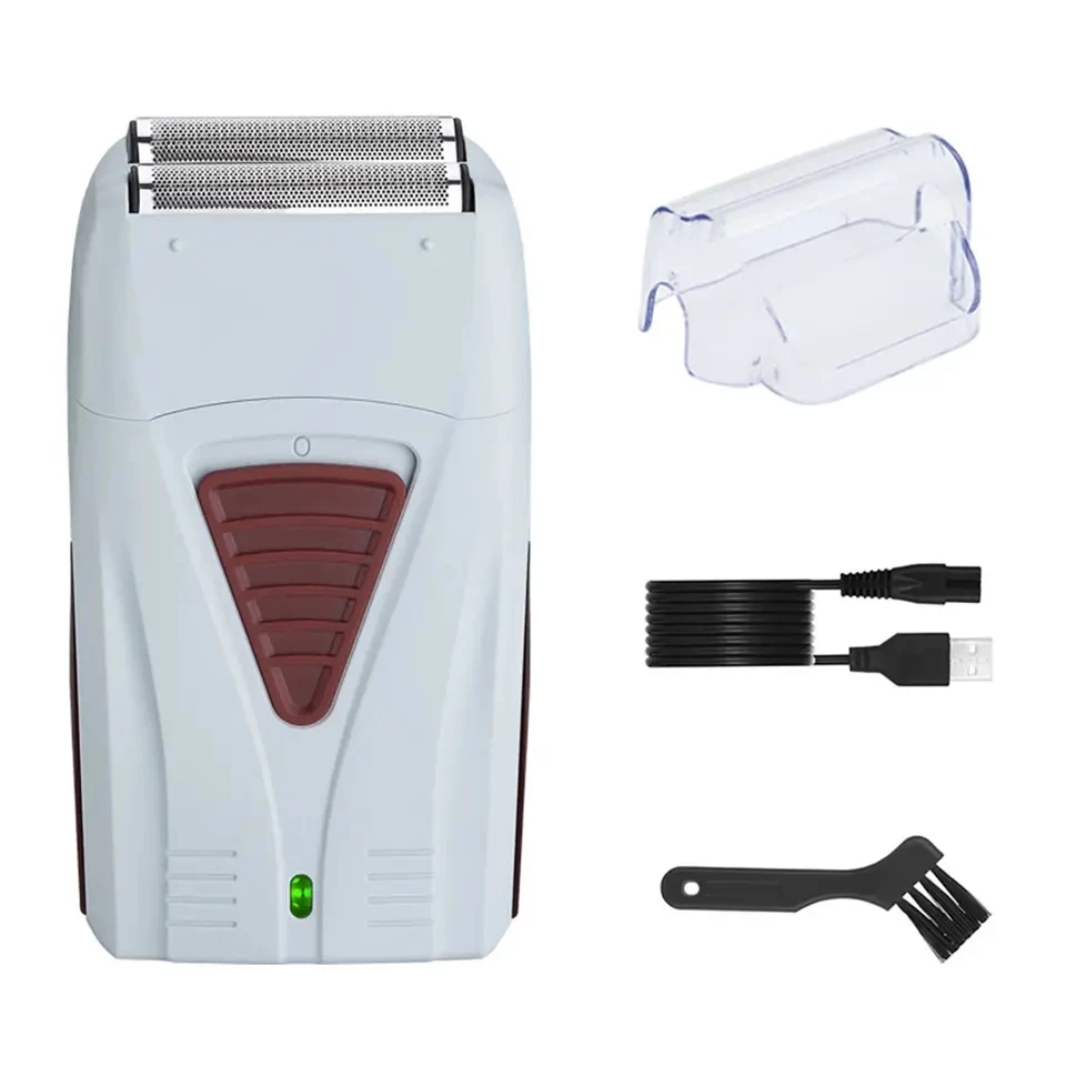 Waterproof Electric Two-Blade Shaving Usb Rechargeable Hair Trimmer Professional Electric Razor For Men