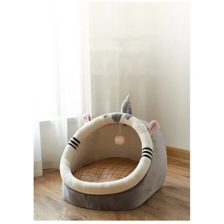 Оптовая продажа, красочные теплые спальные мешки для кошек, кровать для домашних животных, домашняя кровать для кошек