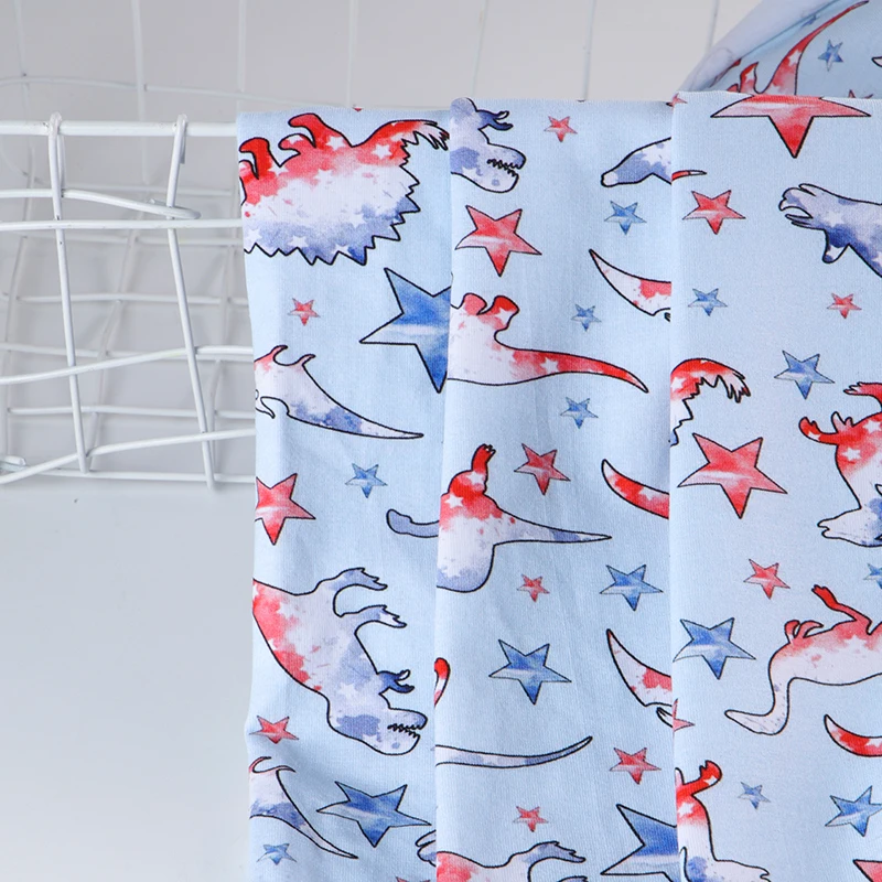 Low MOQ Customized Design Jersey Knit Fabric Cotton Digital Printed For Sale