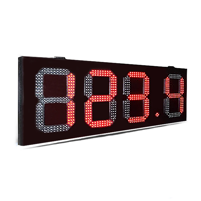 Goakgaan brand 15 inch 888.8 format single double sided led gas price sign LED oil price screen