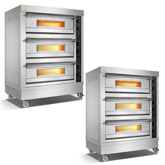 cake and bread baking equipment 3 deck 6 trays oven double tray baking equipment gas ovens in pakistani rupees baking oven