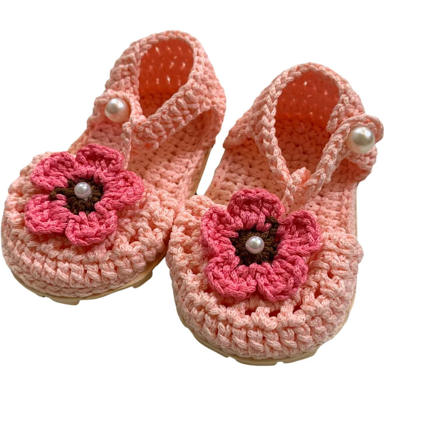 2023 Whosale Newborn Hot Selling Baby Shoes Sandal For Girl Kids Comfortable Cotton Walking Crochet From Vietnam Manufacturer