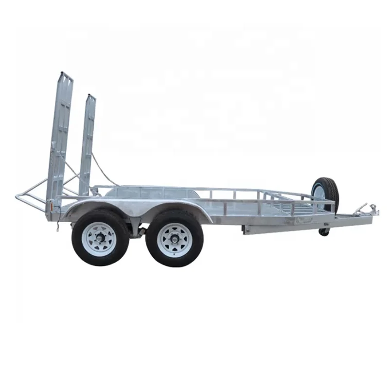 High Quality Factory Made 6x4 inch 3 Ton Farm Dump Galvanized Box Light Trailer with Cage also Support Customized