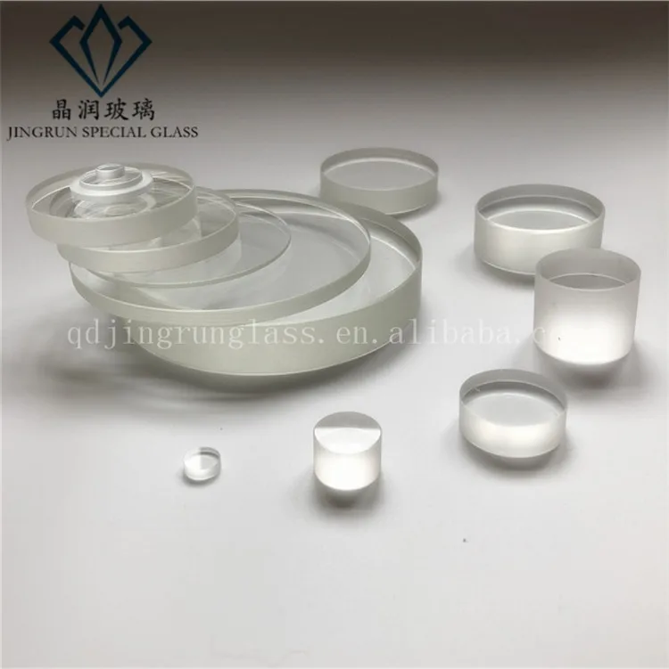 Превосходное качество, фланец, стеклянная линза, лазерная резка, полированная, толщина 1 дюйм, Кварцевая пластина, стеклянный диск