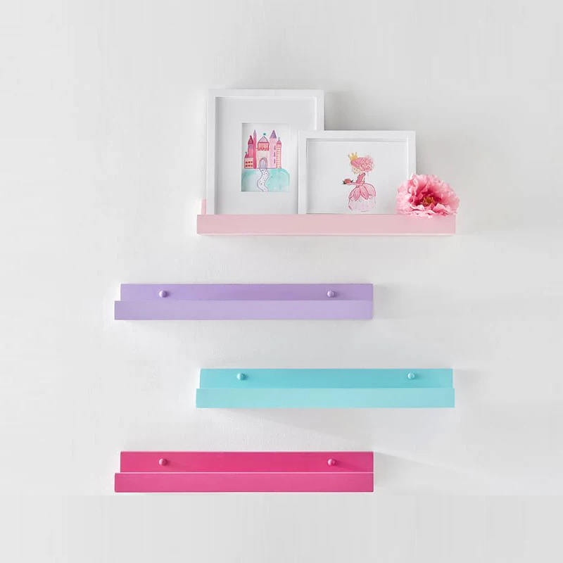 Плавающие полки настенный фотовыступ набор поп-цветов