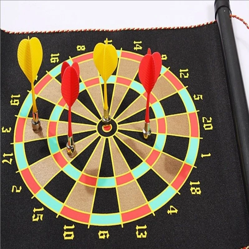 Factory Price Double-Sided Thickened Target 12 Inch Magnetic Safety Dart Set With 4 Darts For Sale