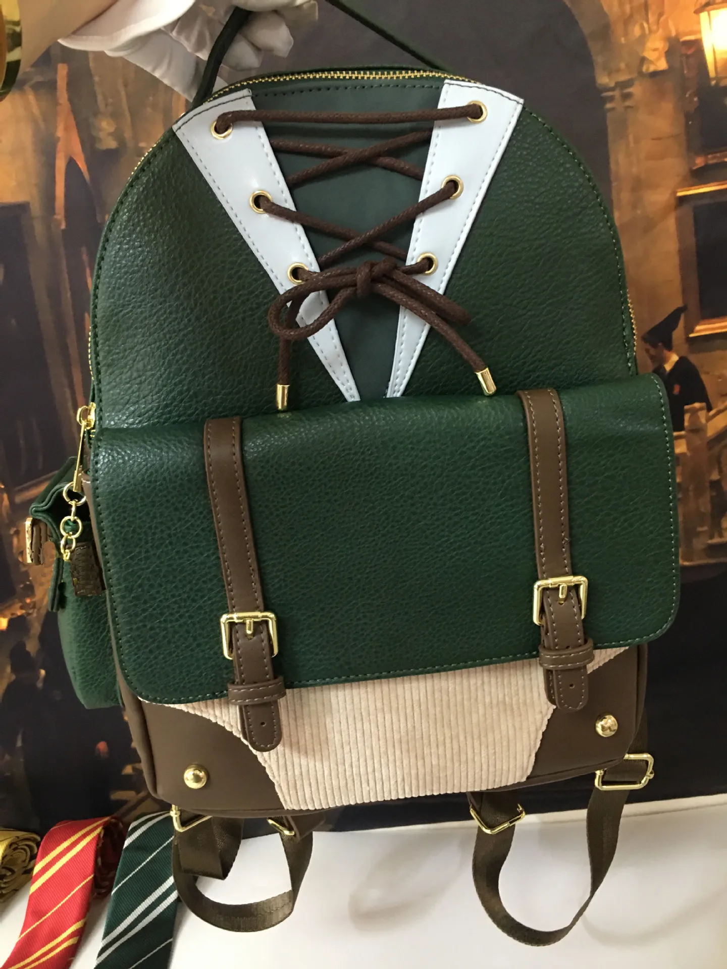 Harry Backpack Potter | Hogwarts School Rucksack | Gryffindorr Hufflepuff Ravenclaw Slytherin Kids Bookbag | Red