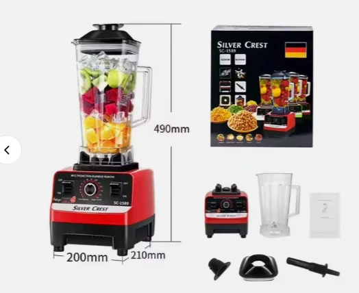 In stock Kitchen 9500W 2.5L 3L Countertop Professional Table Commercial Mixer Heavy Duty 3 in 1 Blender