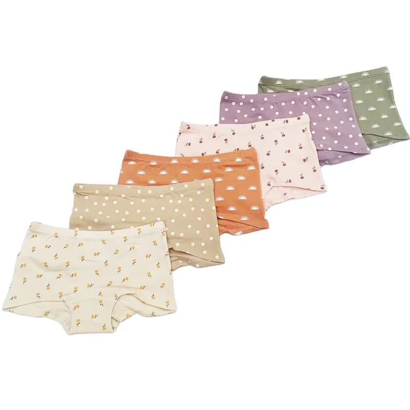 95% Cotton 5% Spandex Little Girls Teen Underwear Modeling Pant