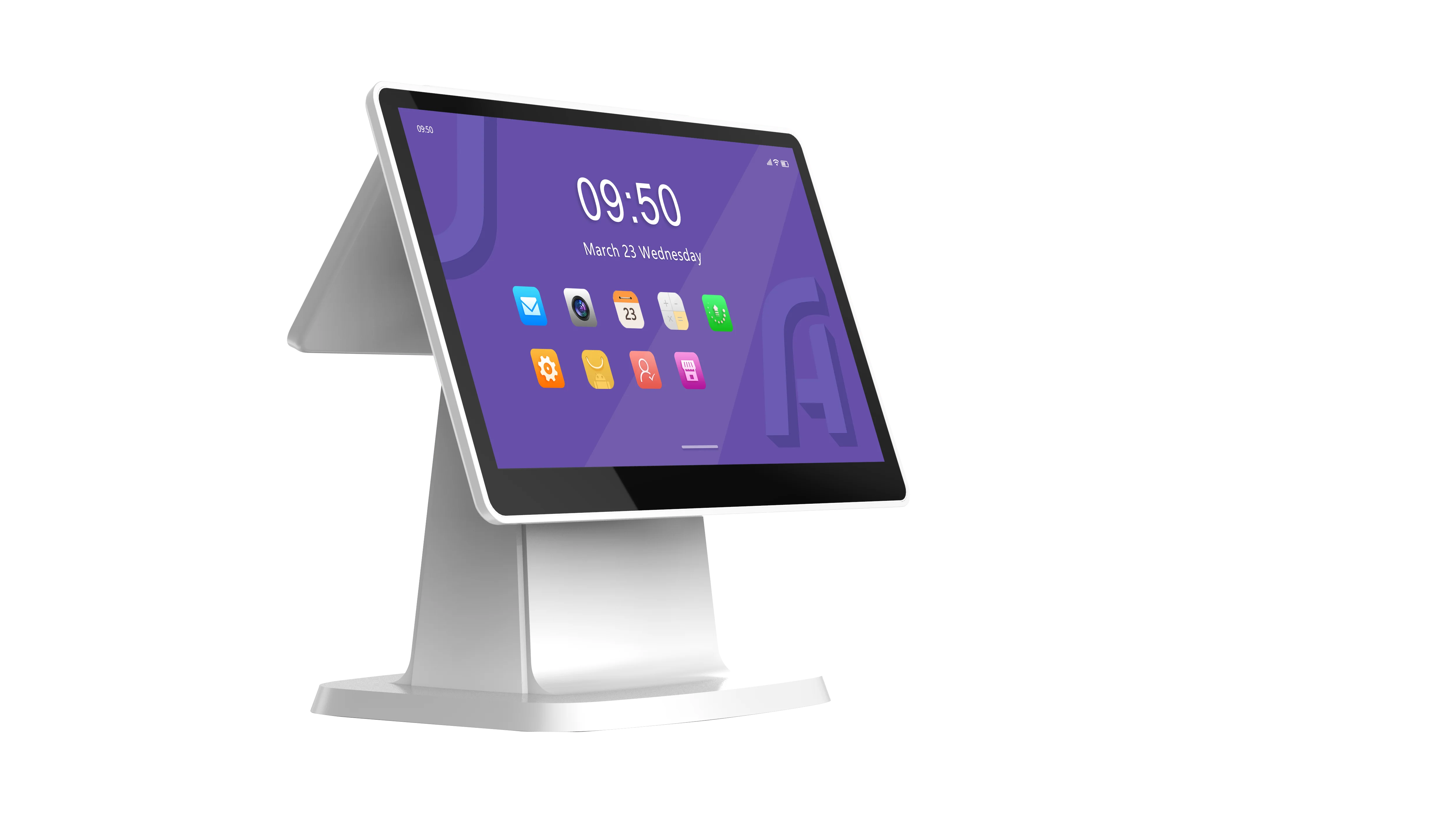 Cashless Financial Equipment Smart ECR Aisino A680D1 Cash Register Desk for Restaurant and Supermarket