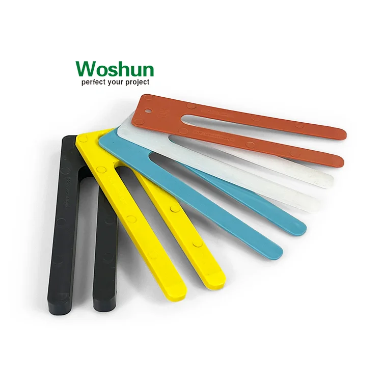 140x38mm Plastic Glazing Packer Level Spacer Factory Wholesale Plastic Window Packer Leveling Blocks for Window and Door Frame