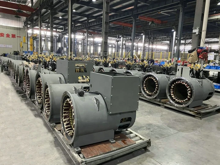 1500rpm 50Hz 636KVA three-phase single bearing diesel generator 509kw brushless alternator