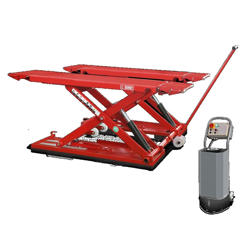 Customized Quick Repair Car Maintenance Multi-station Ground Hidden Type Small Launch Hydraulic Lifting Machine