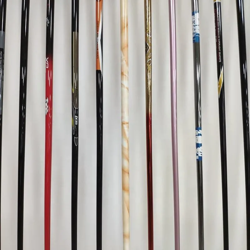 Factory manufacture OEM colored and OEM design black plating Golf graphite shaft