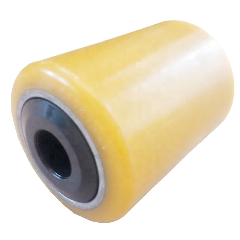 Wear-resistant  85x105/110-25 mm Solid PU Polyurethane Load  Roller Wheel For Electric Forklift /Pallet Truck /Jack