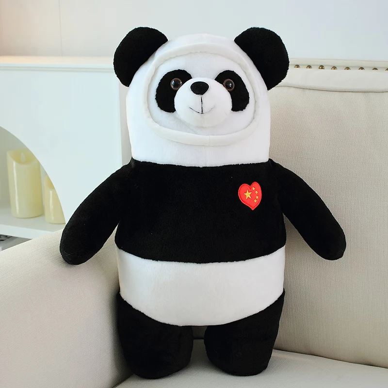 Custom Design Plush Toy Baby Soft Toys 20' Spaceflight Panda Stuffed Animal Plush Toys Panda