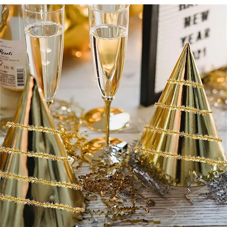 Christmas tree gift packaging fringe wool tops ribbon decoration gold leaf silk thread Christmas latte art ribbon 20 yards_16