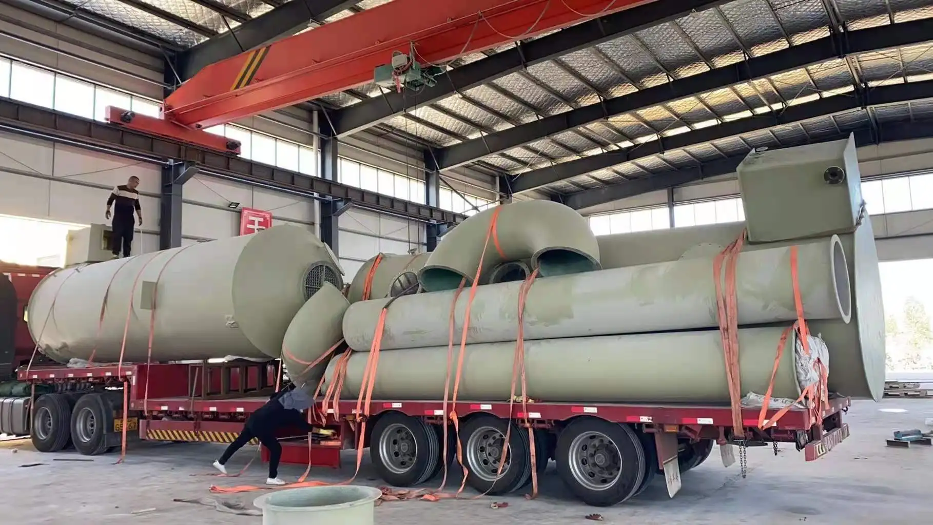 Fiberglass Reinforced Plastics Packed Tower/Cyclone Plate Tower Air Wet Scrubber