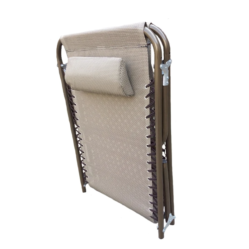 
Brand-new Design High Quality Folding Camping Bed Outdoor Leisure Lounge Chair 3 Foldable Bed for Wholesale 