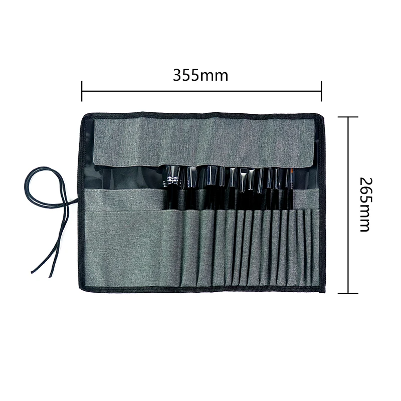 Professional water color paint brushes 12 pcs Wooden Handle Nylon Hair face paint brush set