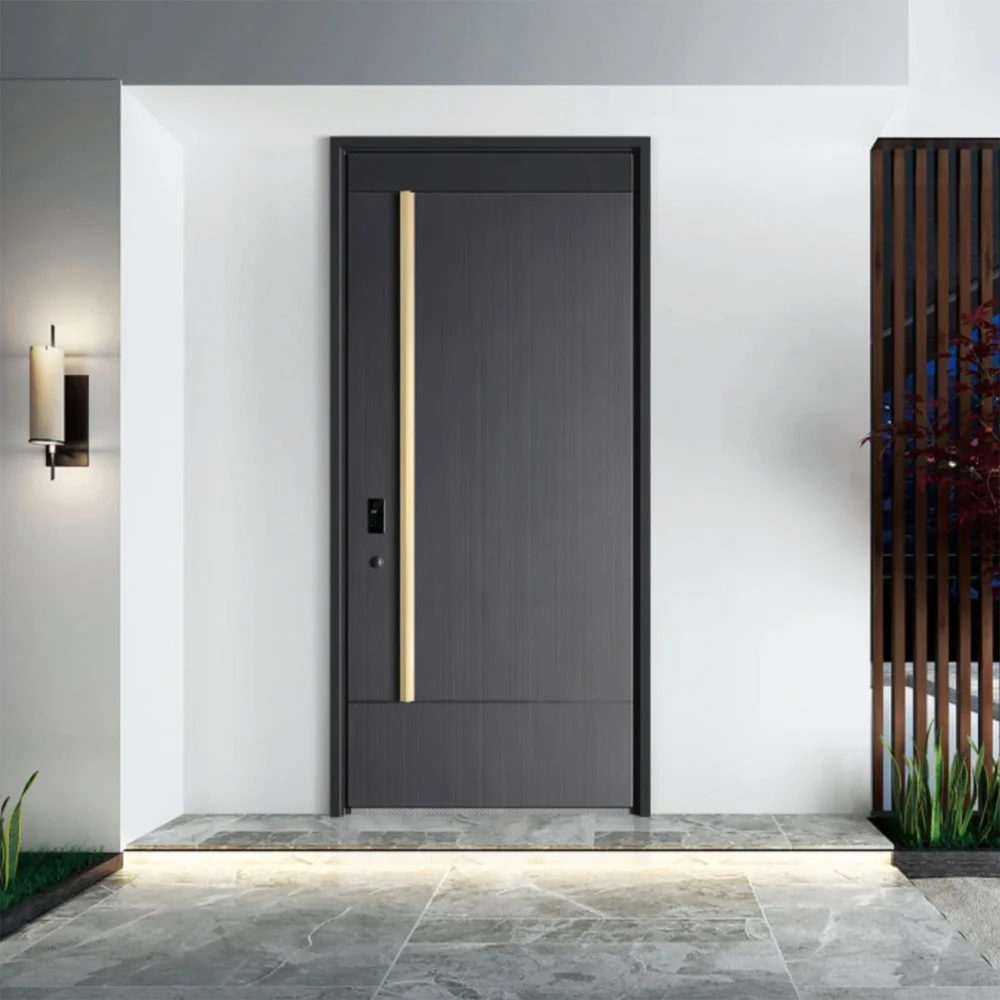 Intelligent Fingerprint Lock Entrance Door,Safe and Practical