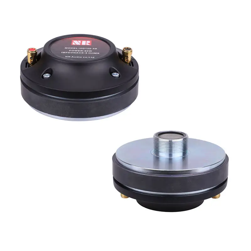 High Frequency Driver Unit Horn Speaker 44.4mm Coil Audio Compression Tweeter Driver Unit Full Range Speaker Driver OEM HG120-5S