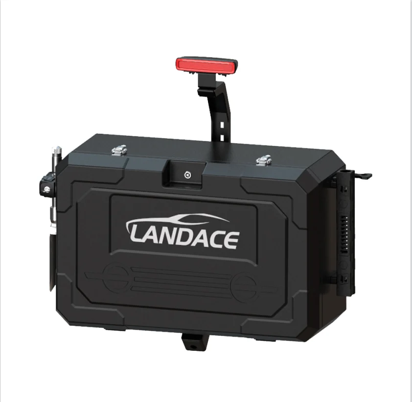 Aluminum Alloy luggage rear storage box camping kitchen box tool Equipment fit for Jeep wrangler JL