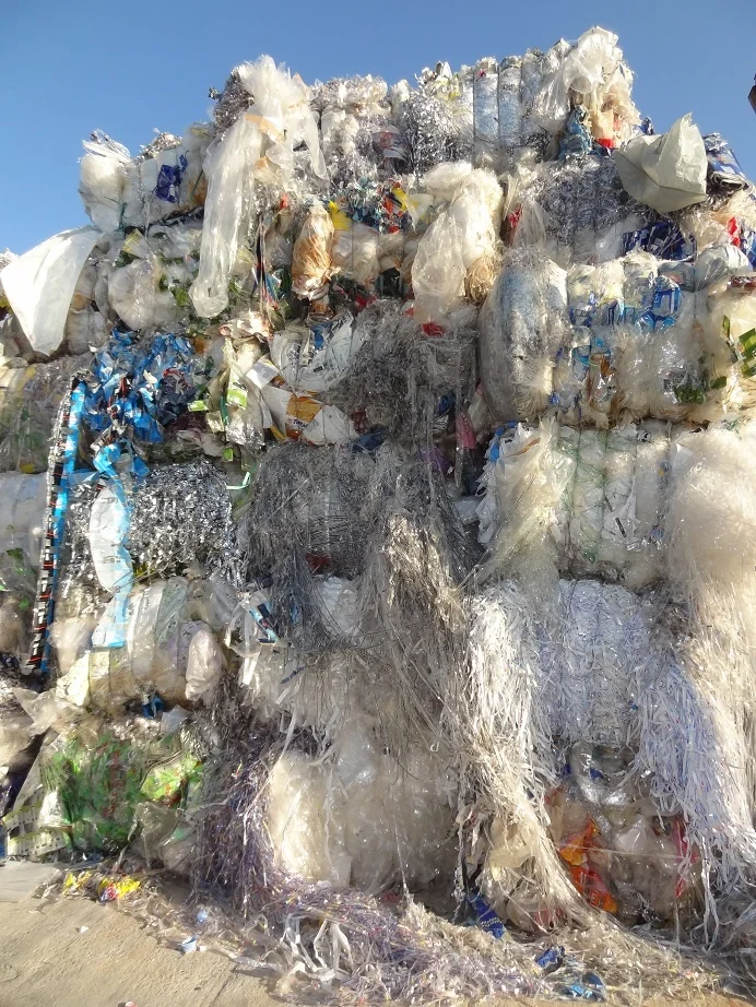 BOPP (PP) FILM BALES (MIX COLOR) SCRAP / WASTE.