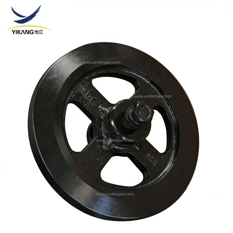 China new tension idler for compact Morooka dumper truck crawler undercarriage spare part MST800 MST1500 MST2200 from Yijiang
